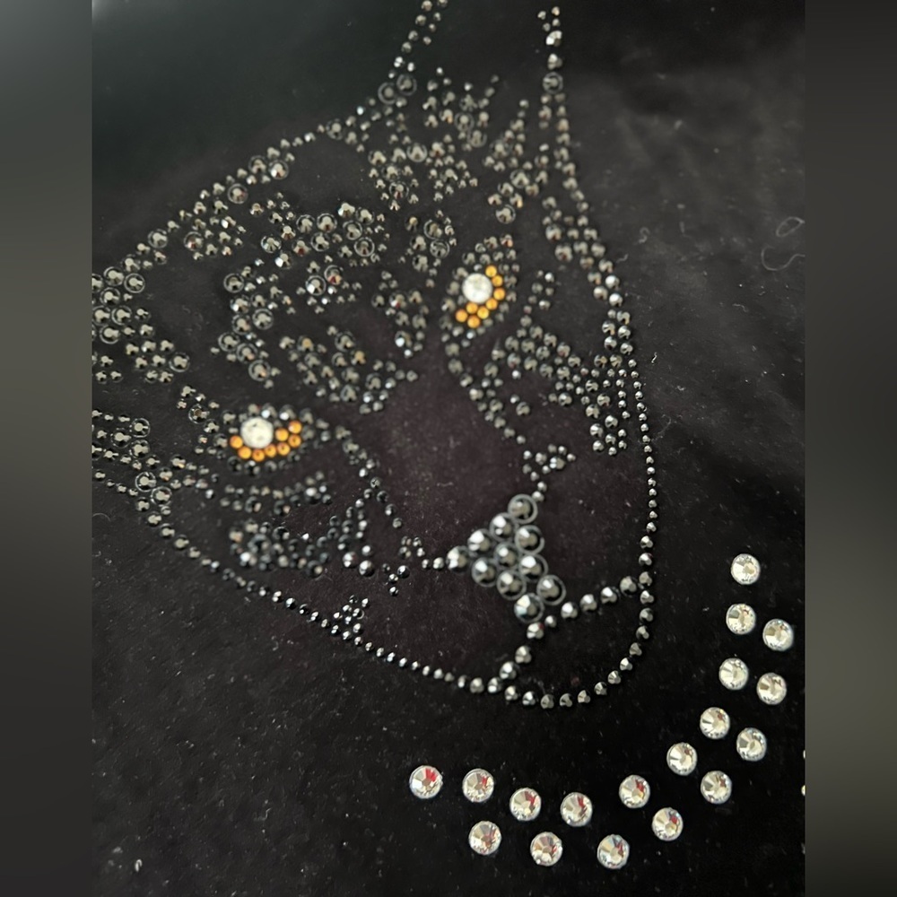 Sonya Rykiel Vintage Tiger Velvet Top - Picture 4 of 17